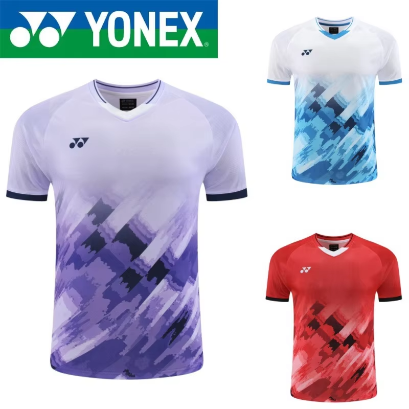 Badminton Yonex - ヨネックス バドミントン競技ユニフォーム 男女兼用 フライスリーブトップス 速乾性 通気性
