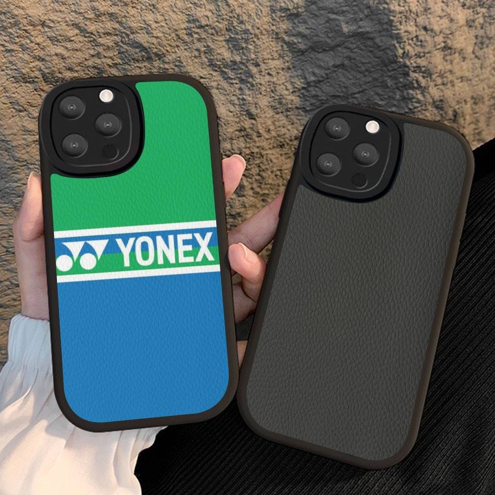 Badminton Yonex - ファッションバドミントン Y-Yonex レザー製スマホケース iPhone 16 16e