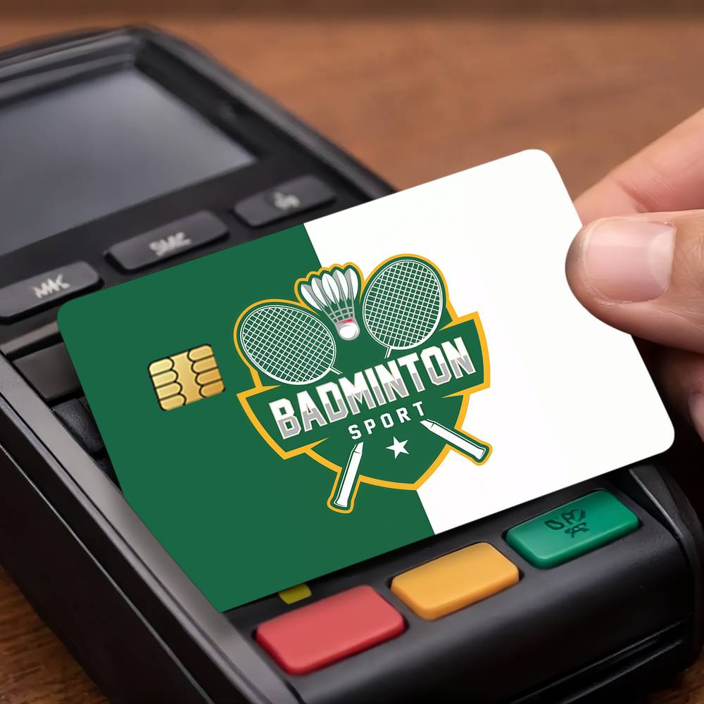 ファッションバドミントンロゴクレジットカード公共交通カード保 - Badminton Logo のレビューと価格