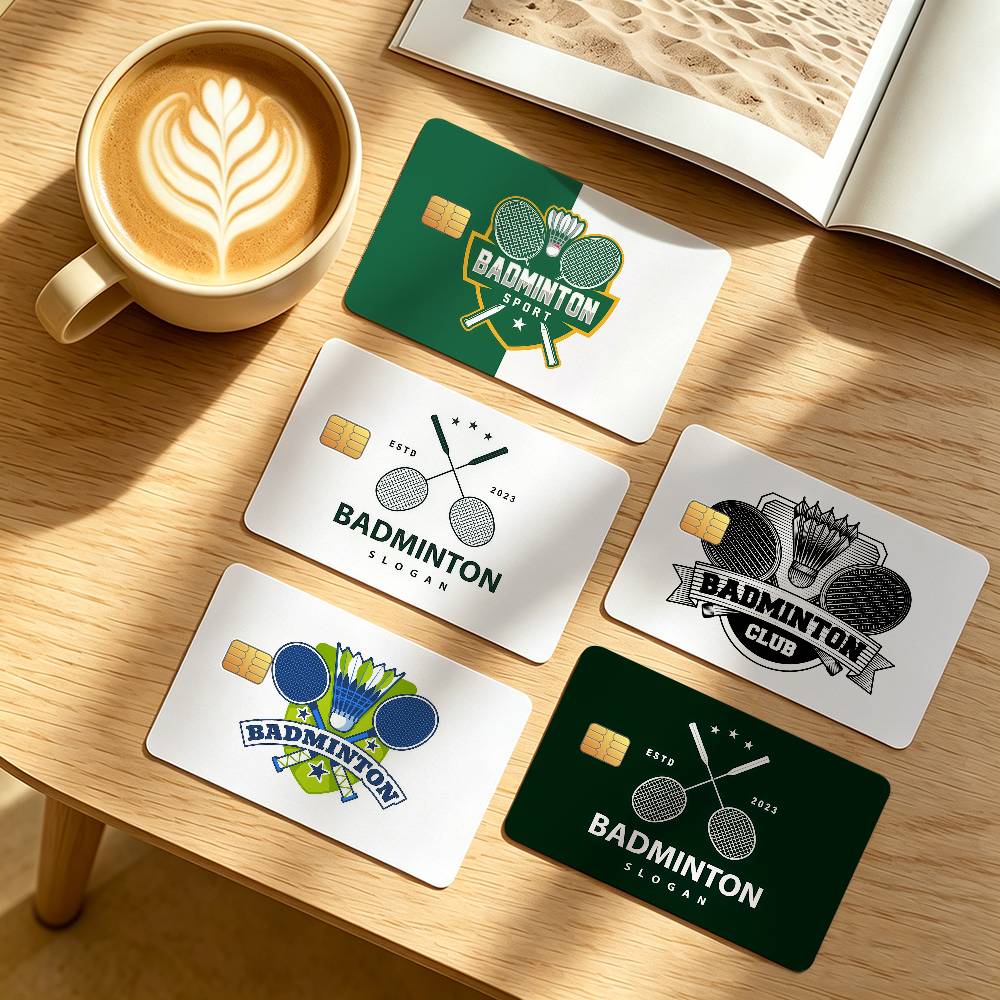 ファッションバドミントンロゴクレジットカード公共交通カード保 - Badminton Logo のレビューと価格