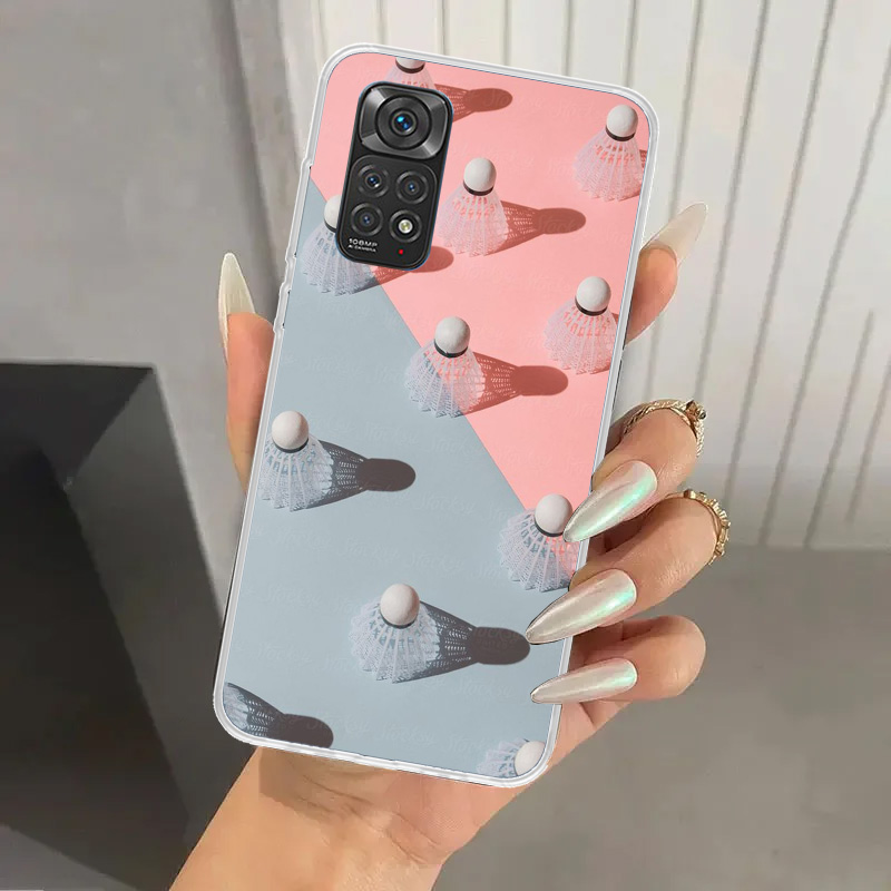バドミントンスポーツ柄スマホケース Xiaomi Redmi - Badminton Logo のレビューと価格