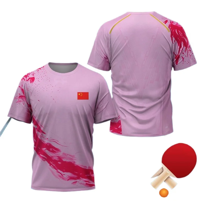 中国ドラゴン卓球グラフィック Tシャツ男性用衣類ファッション - Badminton Rank のレビューと価格