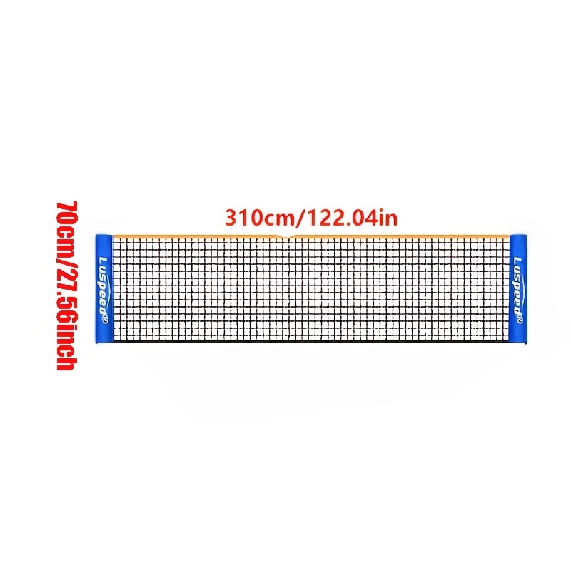 ポータブルスポーツネット 122.05x27.56インチ バ - Badminton Rank のレビューと価格