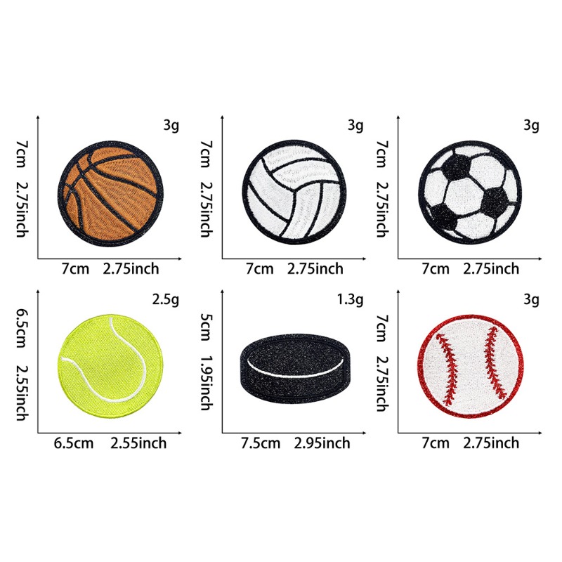 グリッタースポーツ野球サッカーテニスアイロン接着縫製刺繍バッ - Badminton Logo のレビューと価格