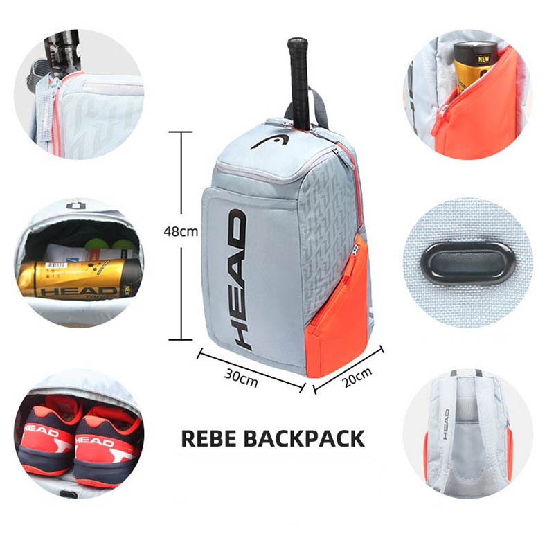HEAD オリジナル ラジカル テニス バックパック 2 パ - Backpack Racket Bag のレビューと価格